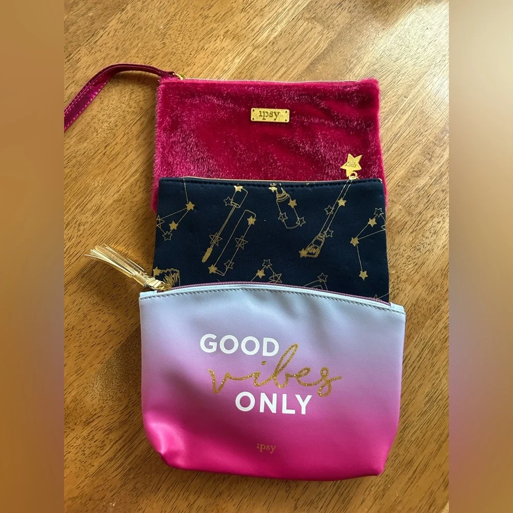 Set of 3 Ipsy bags